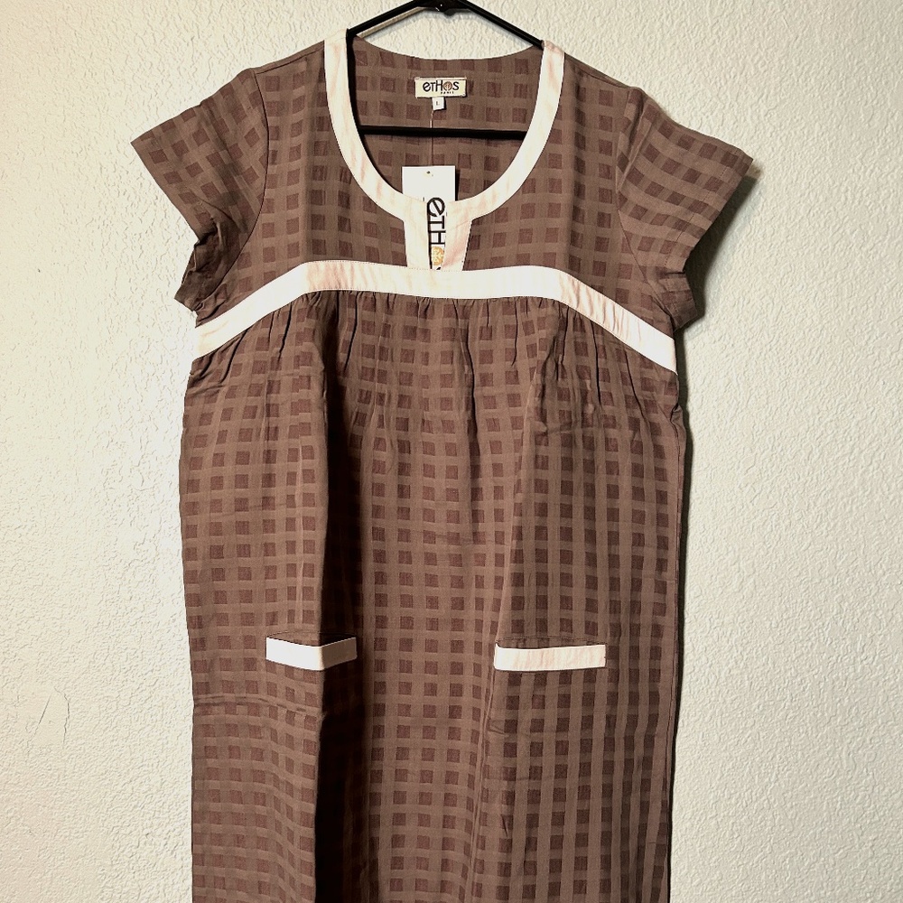 Ethos Paris, Dress, Size Large, Fair-Trade, Organic, NEW WITH TAGS